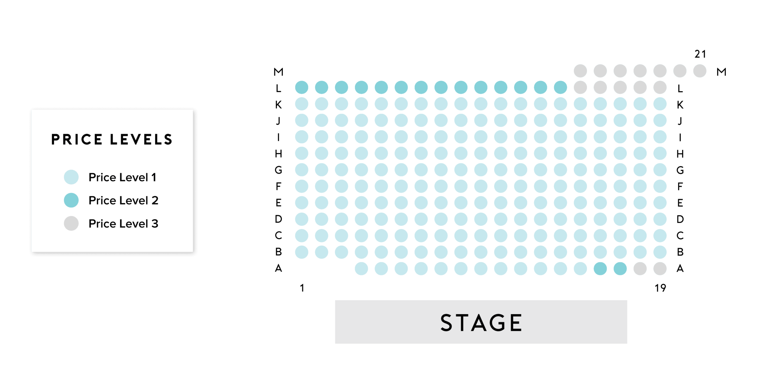 Studio Theatre Seating Chart